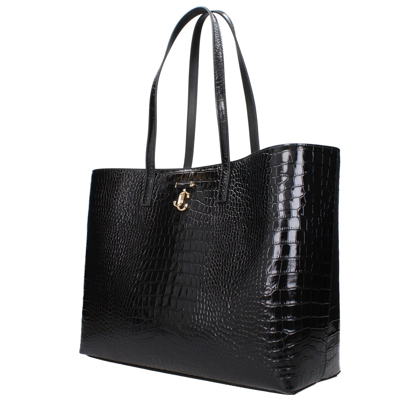 Jimmy Choo Black Leather Shoulder Bag