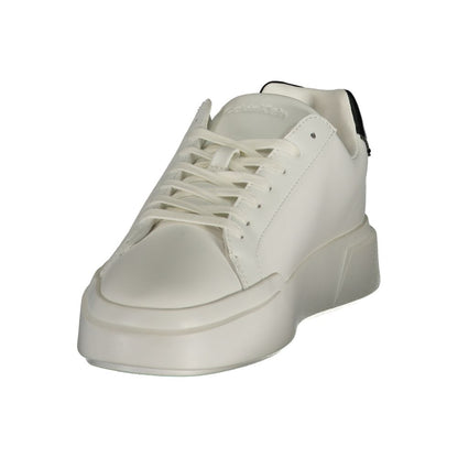 Calvin Klein White Polyurethane Women's Sneaker