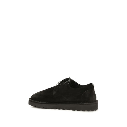 Marsell Black Calf Leather Bos Taurus Oxfords And Derbies