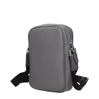 Burberry Gray Leather Crossbody Bag