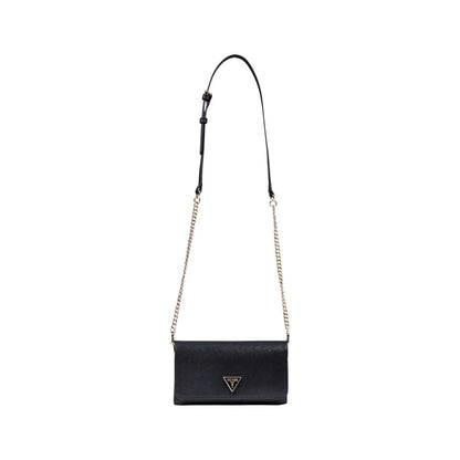Guess Black Polyethylene Clutch Bag