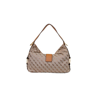 Guess Beige Polyester Handbag