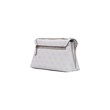 Guess White Polyethylene Handbag