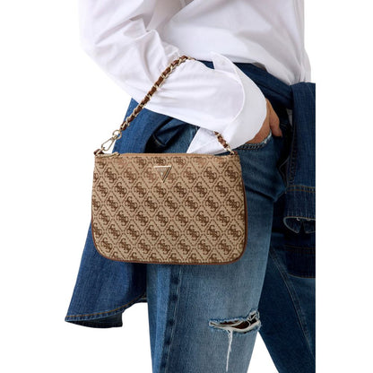 Guess White Polyester Handbag