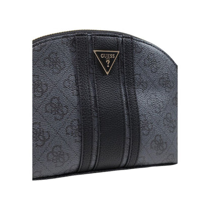 Guess Gray Polyethylene Clutch Bag