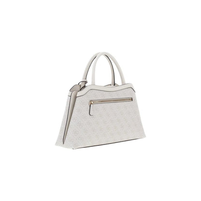Guess White Polyethylene Handbag