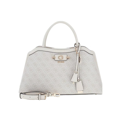 Guess White Polyethylene Handbag