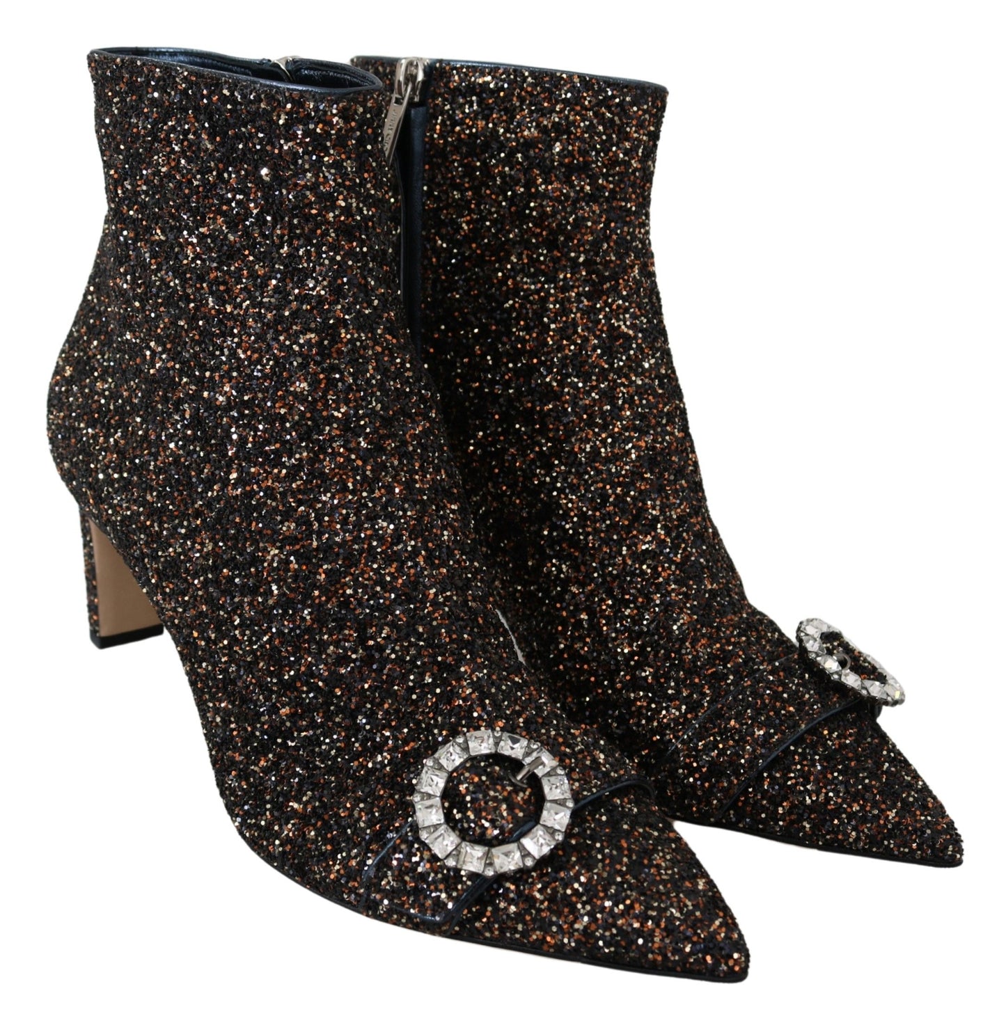 Jimmy Choo Amethyst Mix Hanover Heeled Glitter Boots