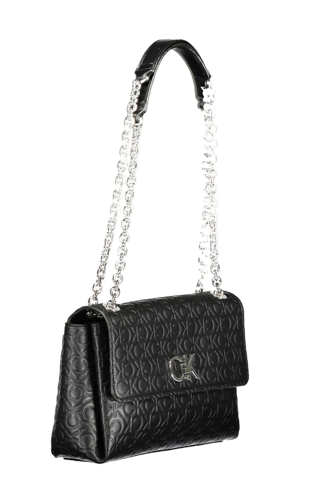 Calvin Klein Black Polyester Women Handbag