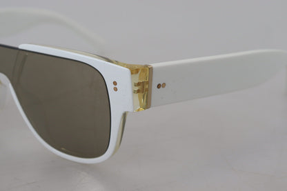 Dolce & Gabbana Elegant White Acetate Sunglasses for Women