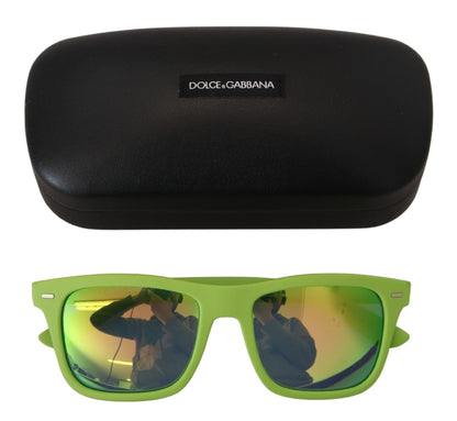 Dolce & Gabbana Acid Green Chic Full Rim Sunglasses