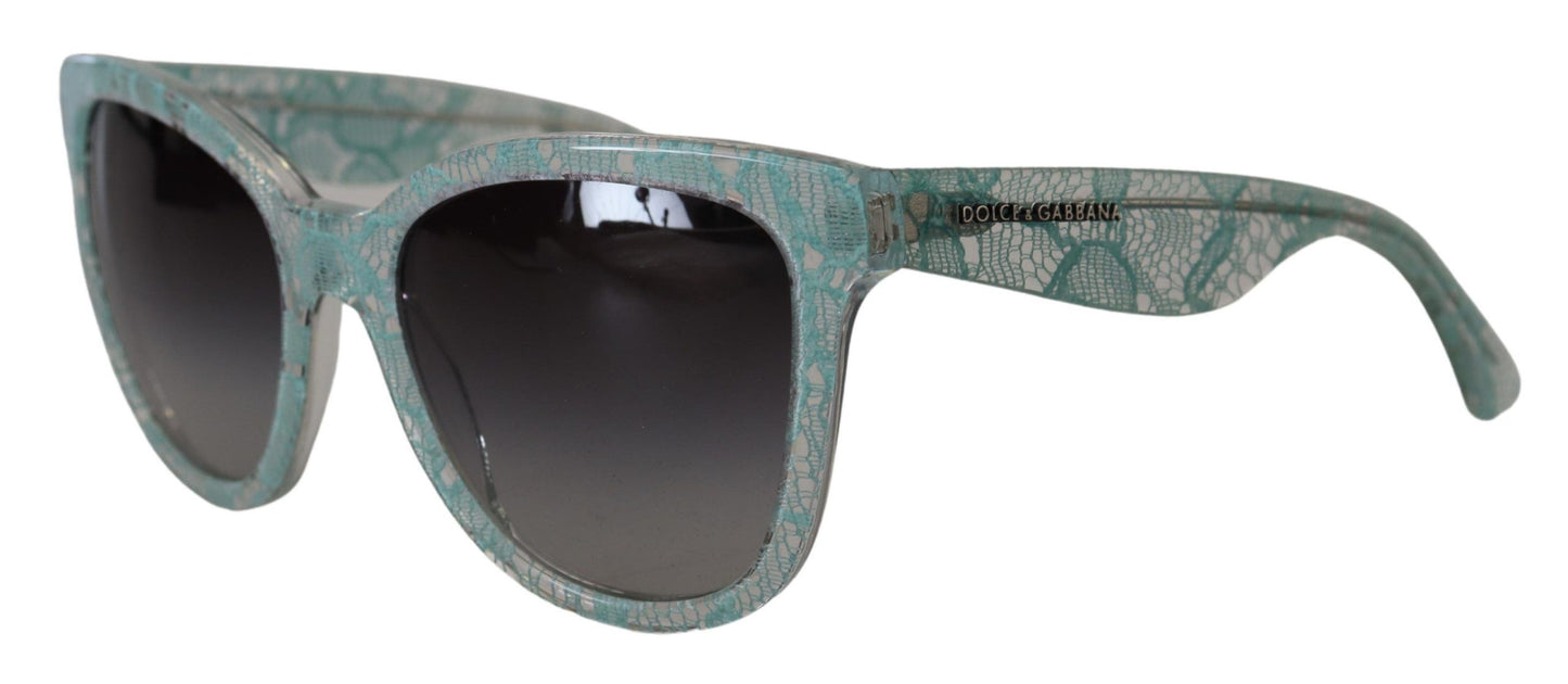 Dolce & Gabbana Elegant Sicilian Lace Designer Sunglasses