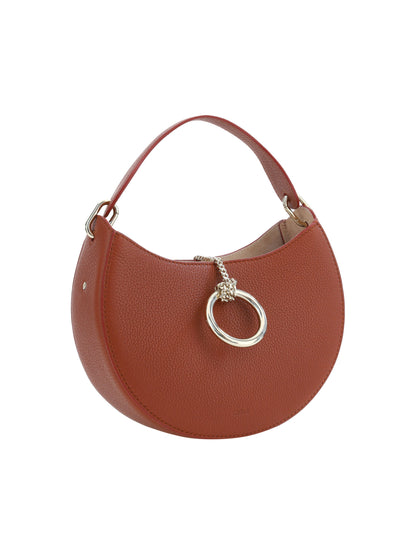 Small Arlène Leather Shoulder Bag