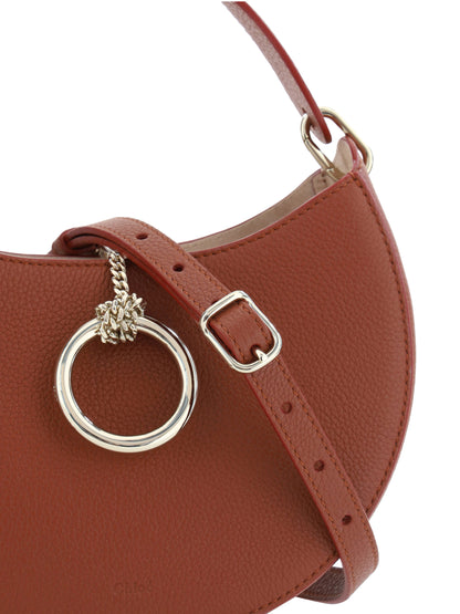 Small Arlène Leather Shoulder Bag