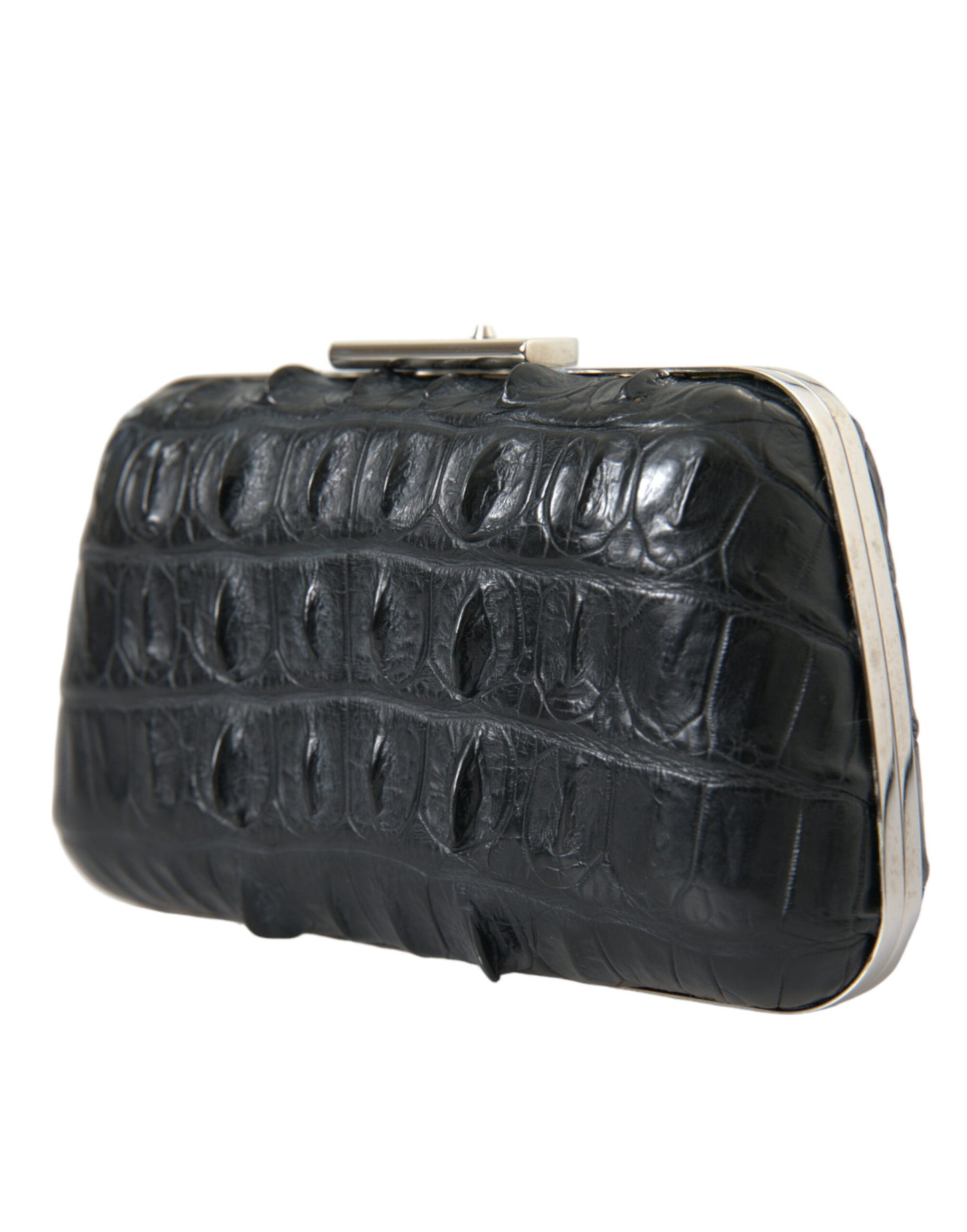 Crocodile Leather Evening Clutch