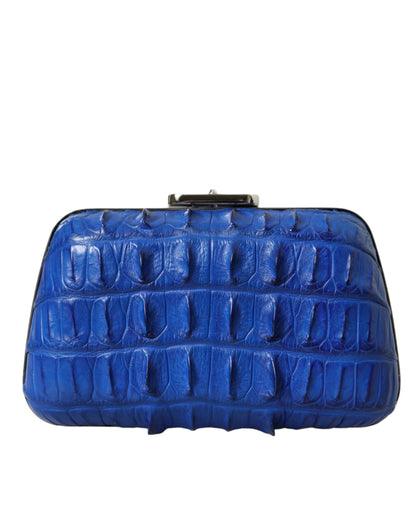 Crocodile Leather Evening Clutch