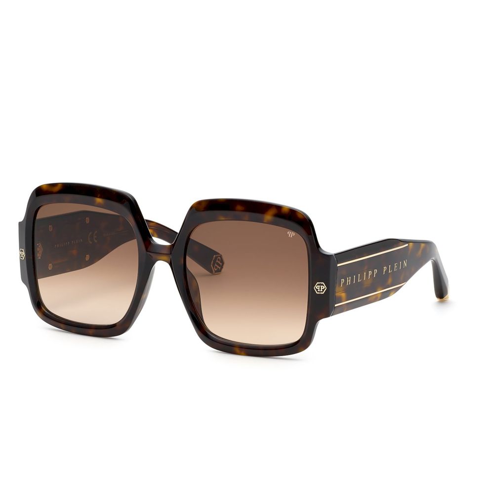 Philipp Plein Brown Acetate Sunglasses