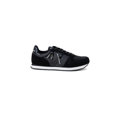 Armani Exchange Black Polyester Sneaker