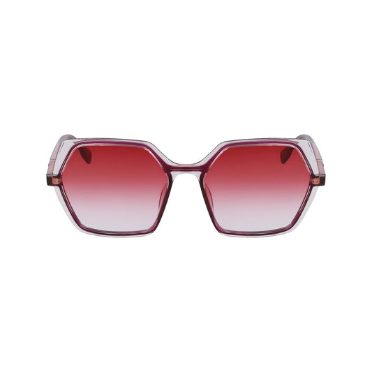 Karl Lagerfeld Red Injected Sunglasses