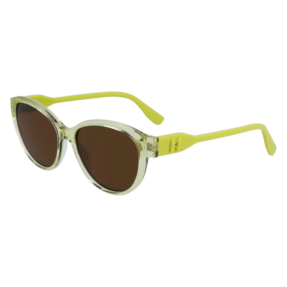 Karl Lagerfeld Yellow Injected Sunglasses