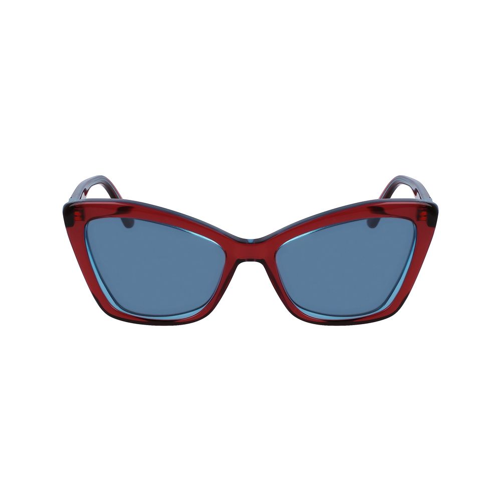 Karl Lagerfeld Red Acetate Sunglasses