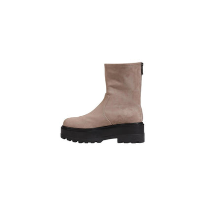 Calvin Klein Gray Polyester Polyester Boot