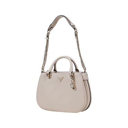 Guess Cream Polyethylene Handbag