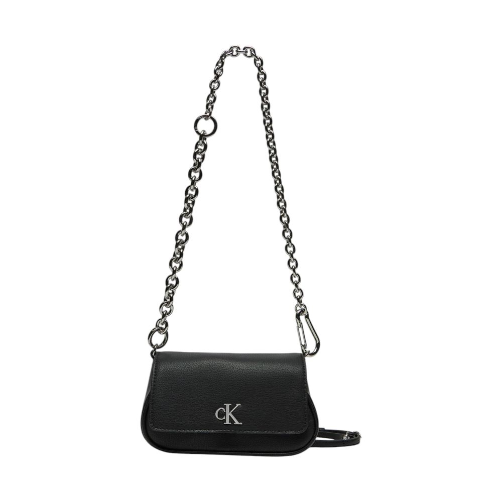 Calvin Klein Black Recycled Polyester Handbag