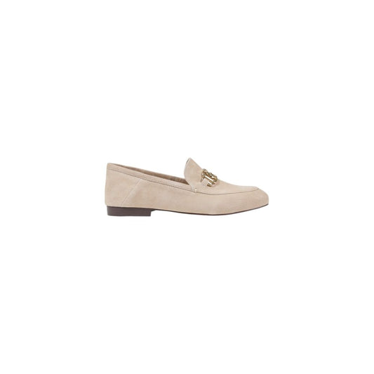 Guess Beige Leather Flat Shoe