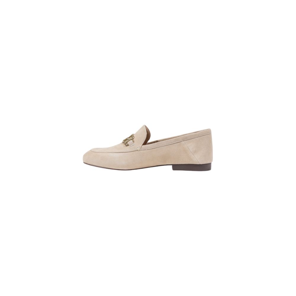 Guess Beige Leather Flat Shoe