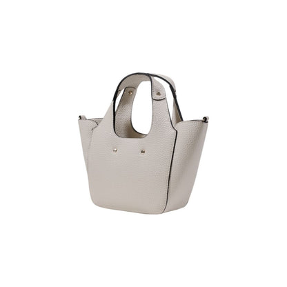 Guess Cream Polyethylene Handbag