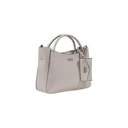 Guess Cream Polyethylene Handbag