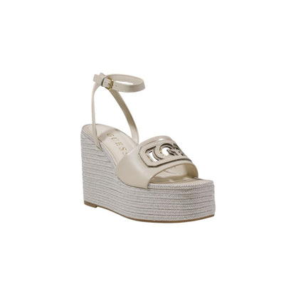 Guess Cream Synthetic Sandal