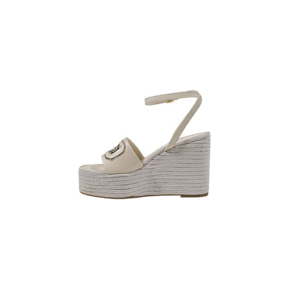 Guess Cream Synthetic Sandal