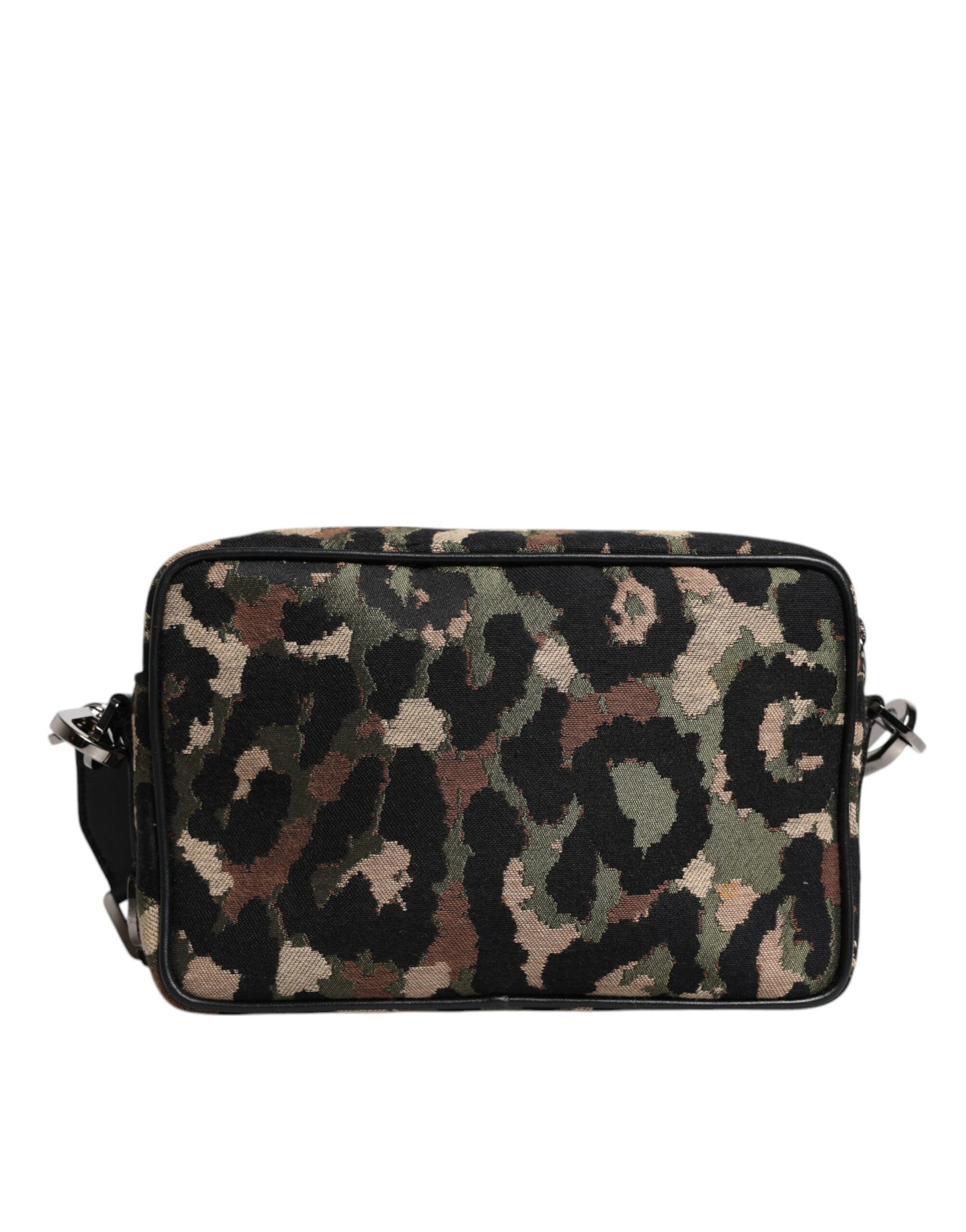 Dolce & Gabbana Multicolor Leopard Jacquard DG Logo Crossbody Bag