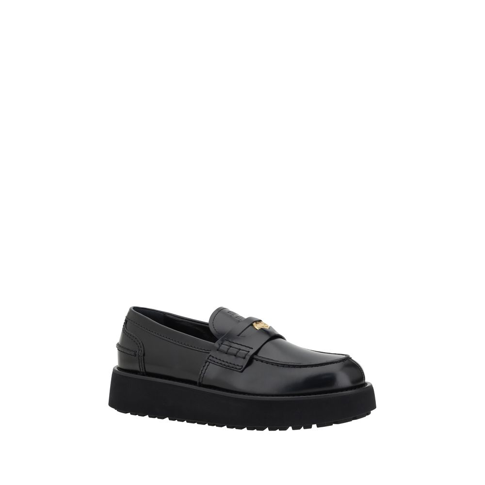 Miu Miu Leather Loafers