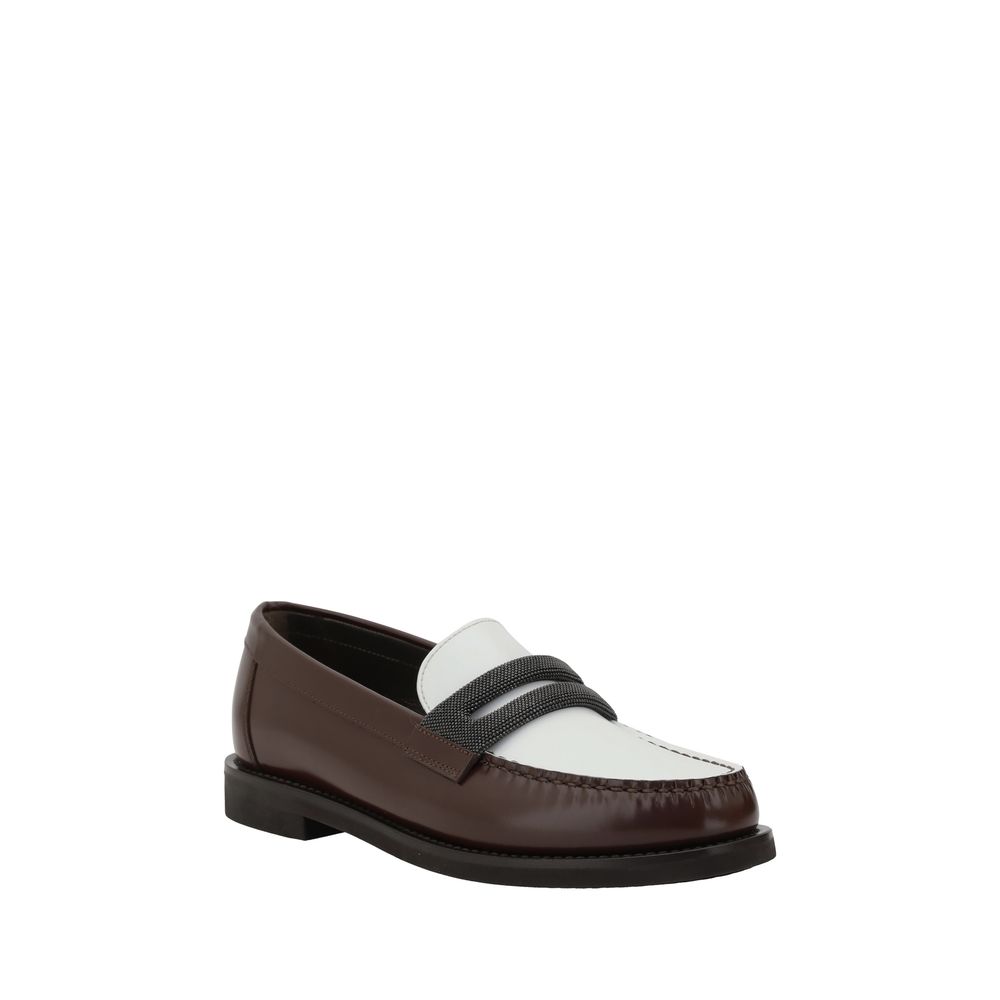 Brunello Cucinelli Bicolored Loafers