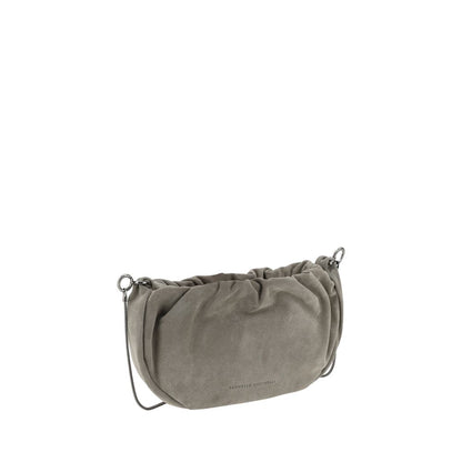 Brunello Cucinelli Suede Shoulder Bag