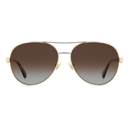 Kate Spade Gold Metal Sunglasses