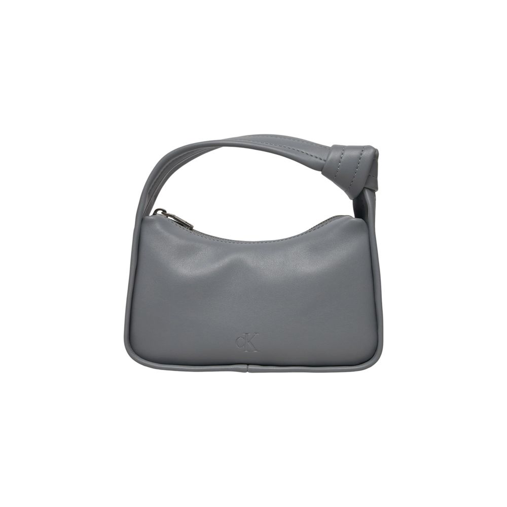 Calvin Klein Gray Recycled Polyester Handbag