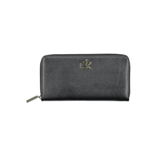 Calvin Klein Black Polyvinylchloride Women Wallet