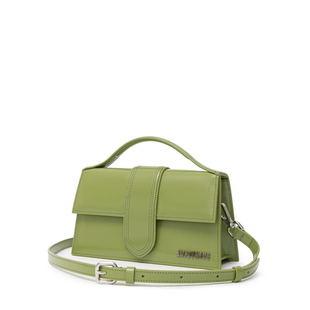 Jacquemus Green Leather Shoulder Bag