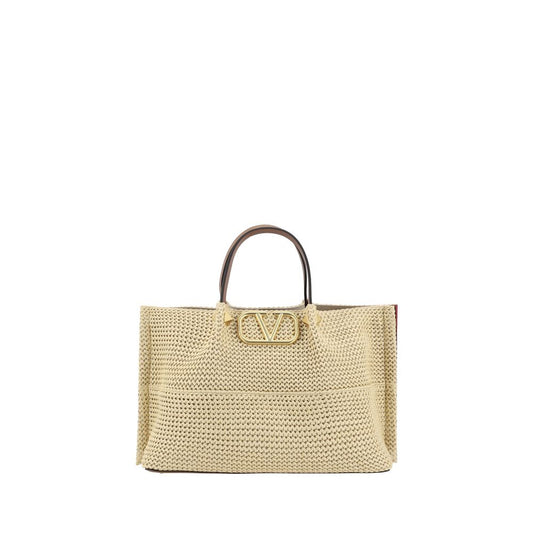 Valentino Garavani Straw Shoulder Bag