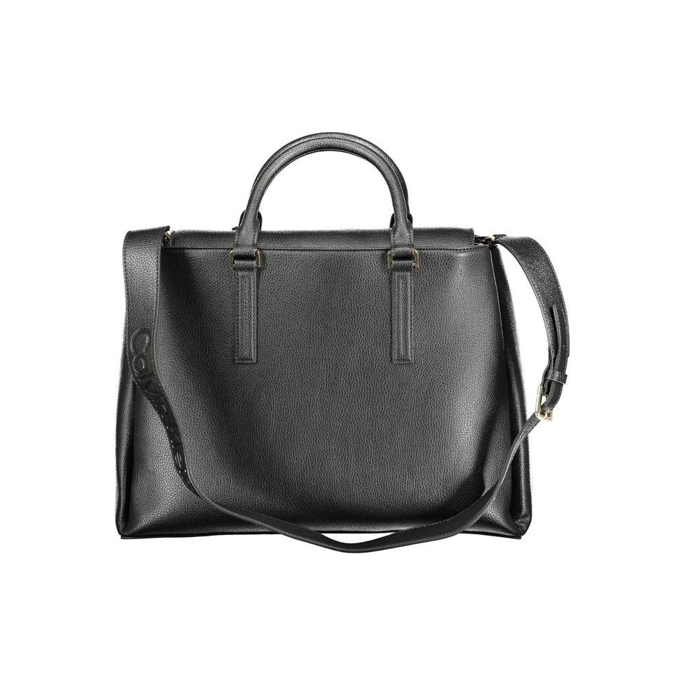 Calvin Klein Black Polyester Women Handbag