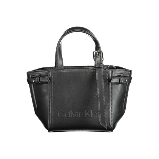 Calvin Klein Black Polyester Women Handbag