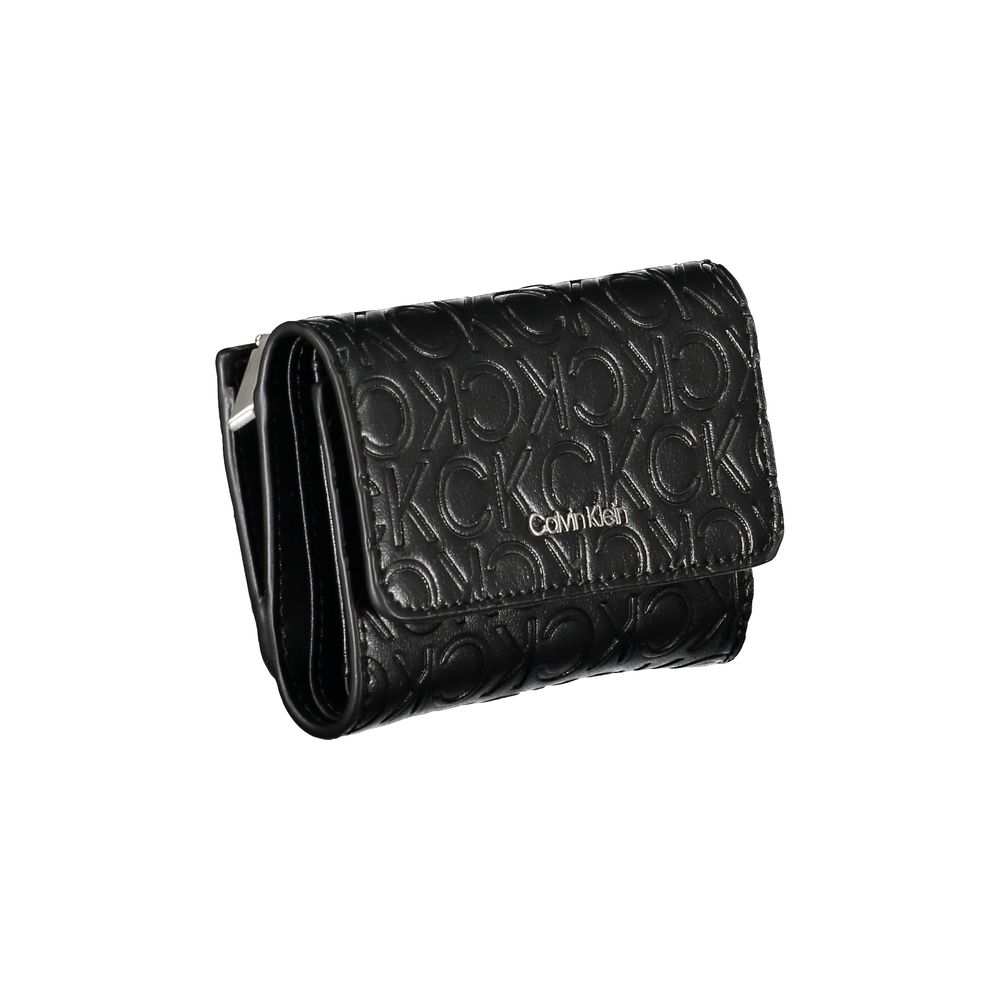 Calvin Klein Sleek Black Double-Compartment Wallet