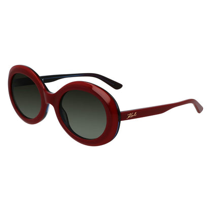 Karl Lagerfeld Red Acetate Sunglasses