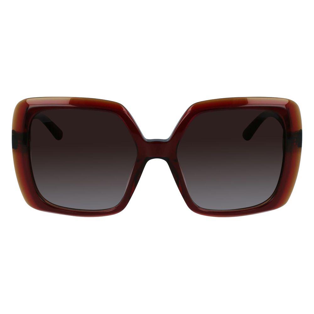 Karl Lagerfeld Red Acetate Sunglasses