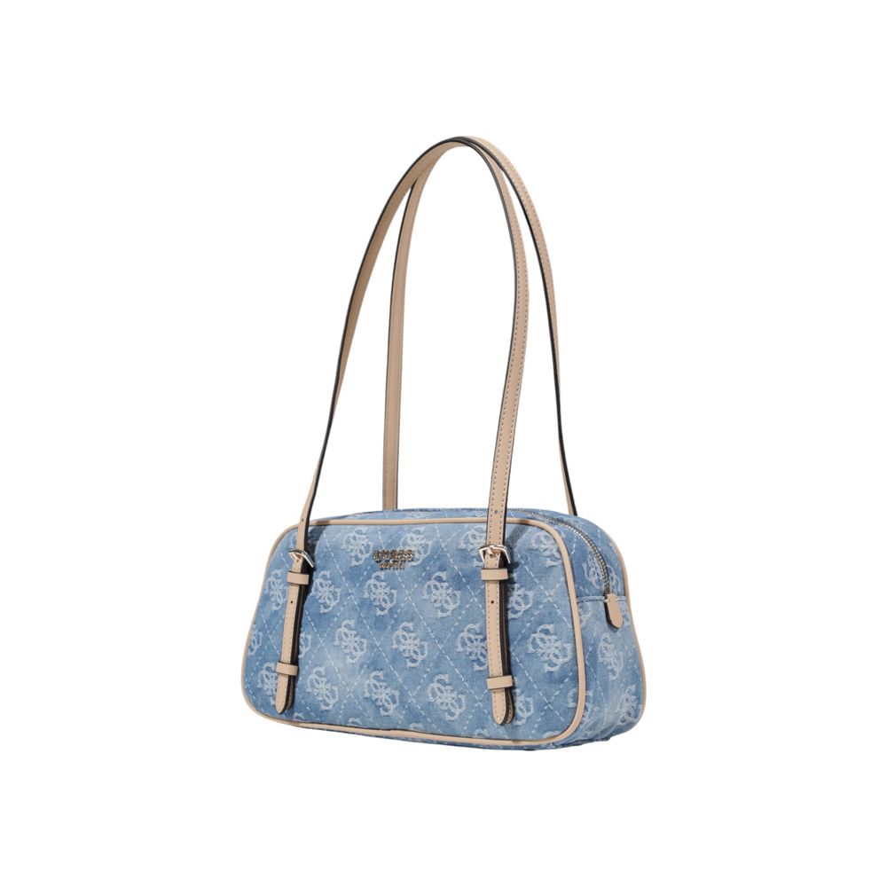 Guess Blue Cotton Handbag