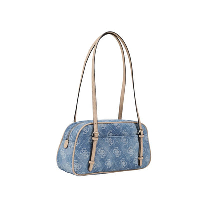 Guess Blue Cotton Handbag